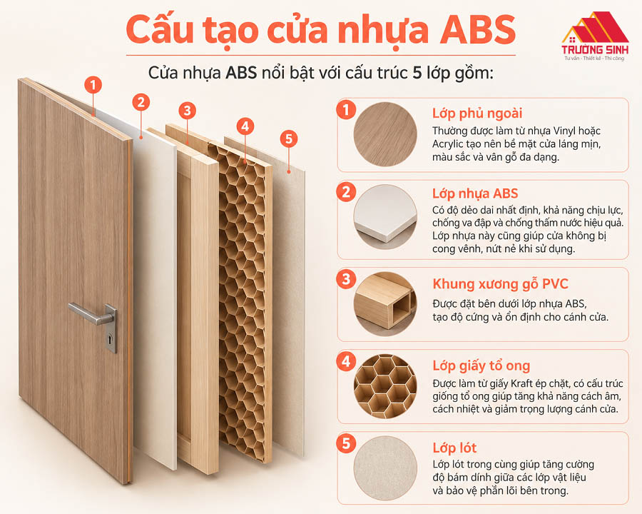 Cấu tạo cửa ABS Hàn Quốc